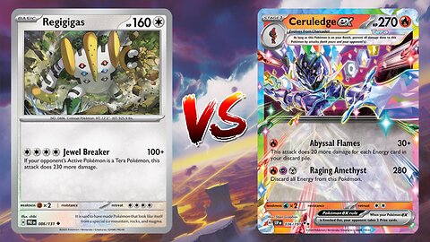 Pokemon TCG Live Regigigas Baxcalibur VS Ceruledge EX Palkia VSTAR!!