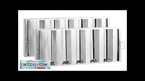 VEVOR 24.5Wx19.5H Inch Commercial Hood Filter Range Hood Baffle Stainless Steel Review