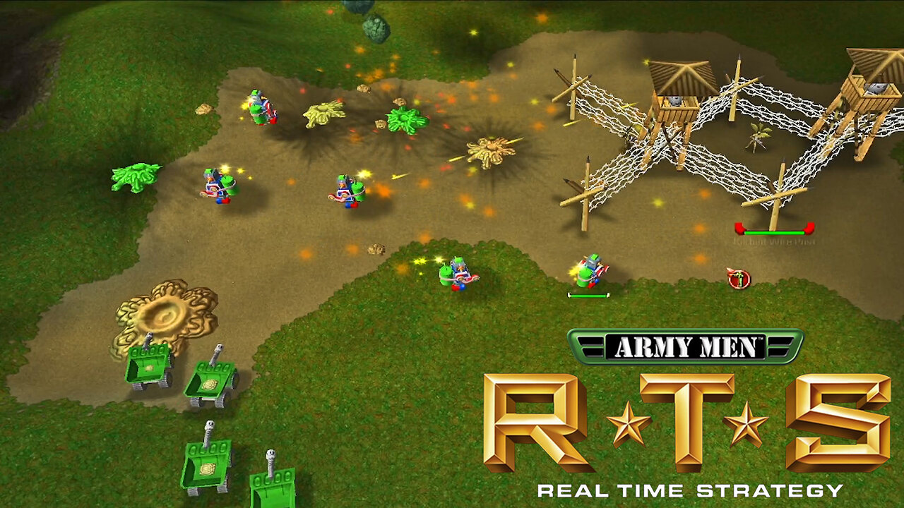 Using Robot Bombs Against Enemy Defenses! Army Men RTS | Great Battles 2