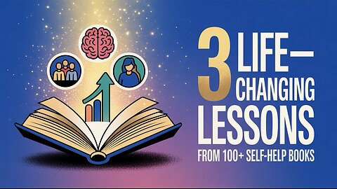 3 Life-Changing Lessons from 100+ Self-Help Books 📚✨