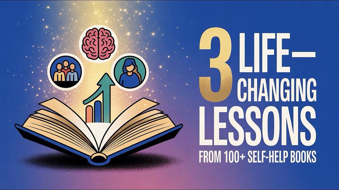 3 Life-Changing Lessons from 100+ Self-Help Books 📚✨