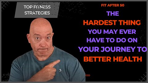 A Difficult Thing To Do When You're on the Path to Better Health 