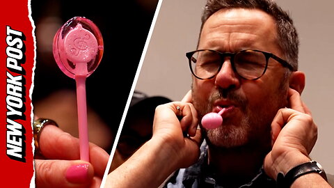 CES tech event unveils lollipop that plays music in your head as you eat it