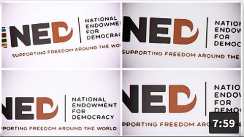 Bowne Report: NED (National Endowment For Democracy) - Proof We Are Funding Our Own Demise via NED