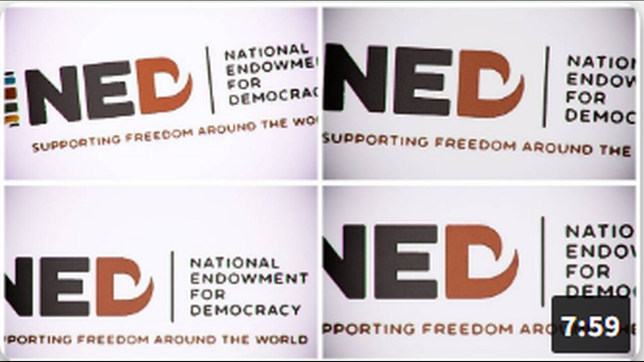 Bowne Report: NED (National Endowment For Democracy) - Proof We Are Funding Our Own Demise via NED