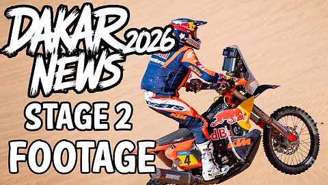 Dakar 2026 stage 2 footage