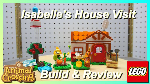 Lego Animal Crossing Isabelle's House Visit (Build & Review)