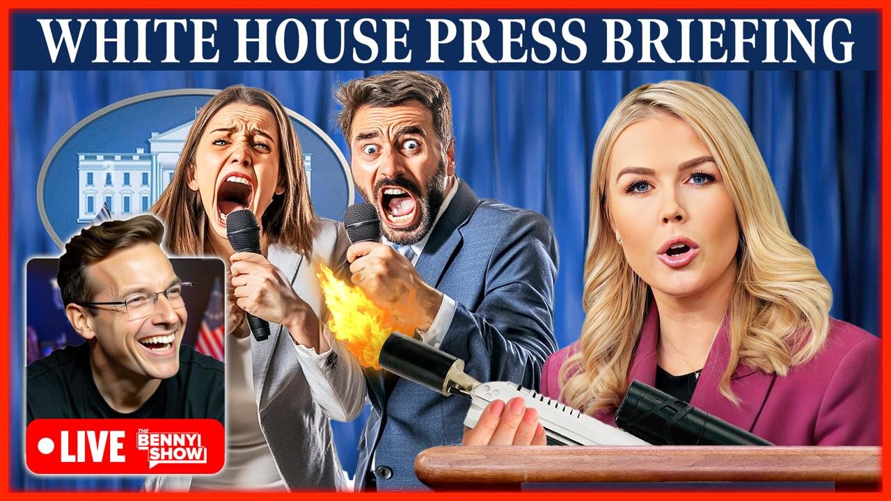 🚨White House Press Briefing LIVE Right Now As Trump Takes FLAMETHROWER to FBI, CIA | Media in PANIC