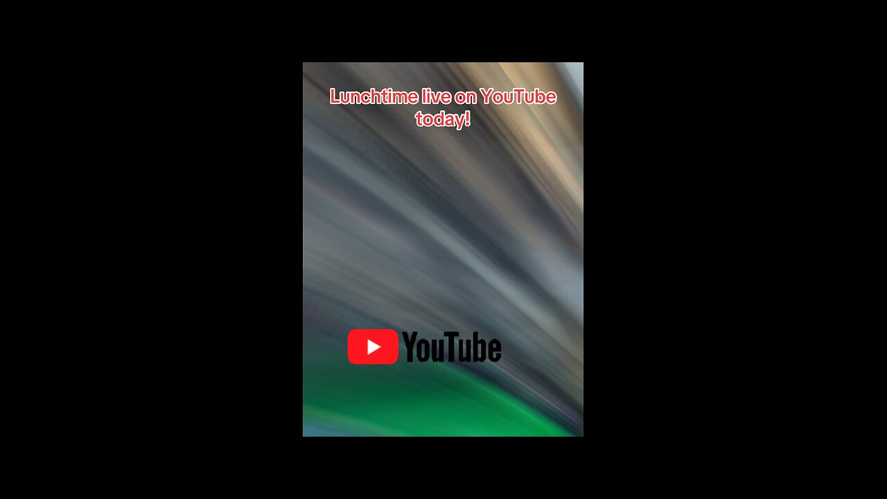 Lunchtime live on the tube