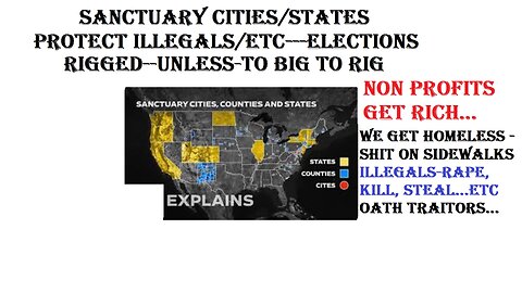 Sanctuary states/cities-are corrupt crooks, OATH TRAITORS-POS