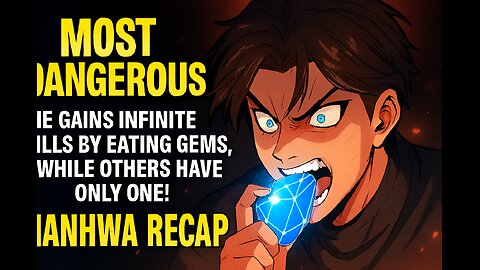 He Gains Infinite Skills by Eating Gems, While Others Have Only One! - Manhwa Recap In English