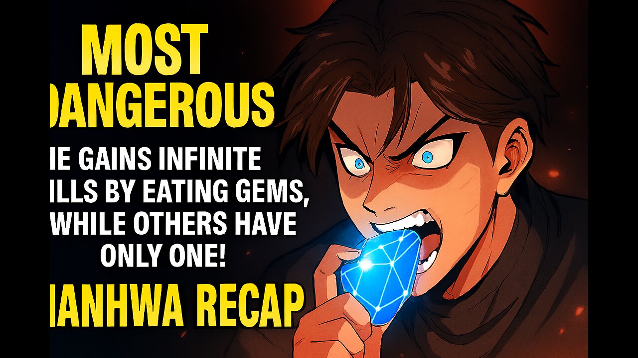 He Gains Infinite Skills by Eating Gems, While Others Have Only One! - Manhwa Recap In English