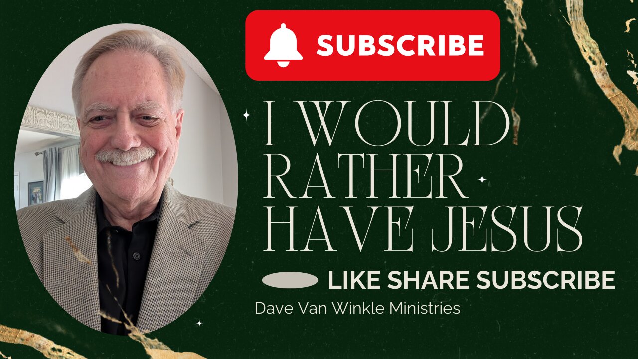 I'd Rather Have Jesus