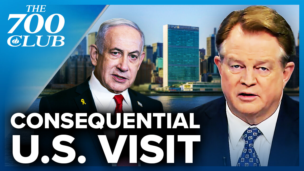 Netanyahu Arrives In The U.S. To Address The UN Tomorrow | The 700 Club