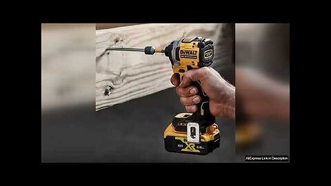 DEWALT DCF850 Impact Driver Electric Driver 20V Lithium Battery Brushless battery Review