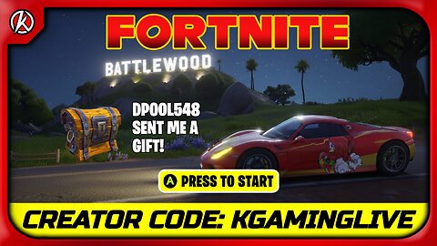 🔴 FORTNITE /-/ TAKING THE PORSCHE OUT FOR A LATE NIGHT SPIN