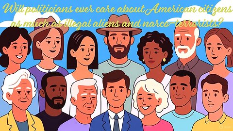 Will politicians ever care about American citizens as much as illegal aliens and narco-terrorists?