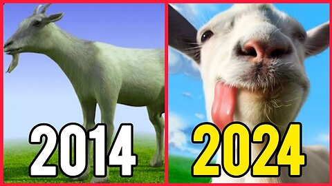 Evolution of Goat Simulator 2014-2025