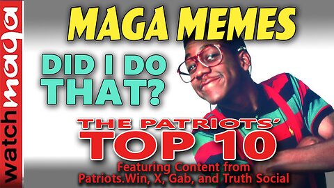 Did I Do That: PATRIOTS' TOP 10 - Meme Montage Exposing Somali Immigration Chaos!