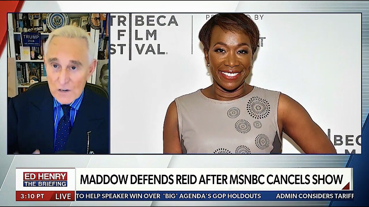 "If Joy Reid's IQ was one point lower, you'd have to water her like a plant!" Roger Stone on Newsmax