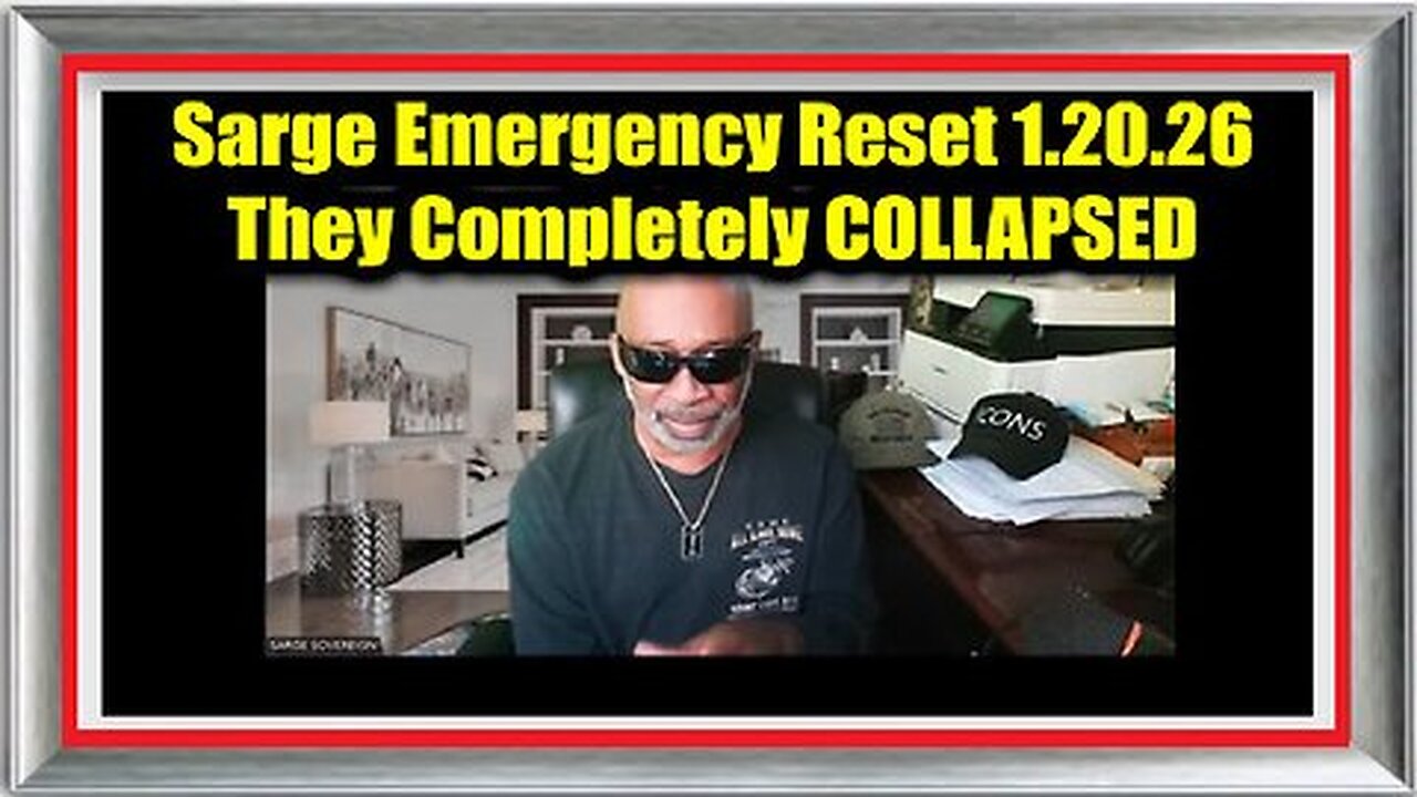 Sarge: Emergency Reset 1.20.26 - They Completely COLLAPSED