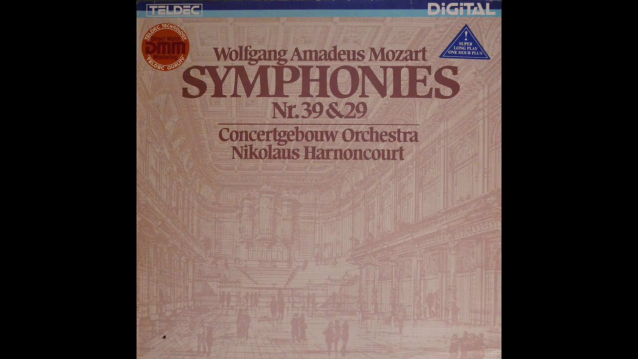 Mozart -Symphonies 39 & 29-Harnancourt, Concertgebouw Orchestra (1984) [Complete LP]