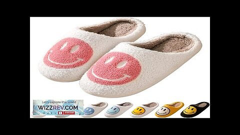 Smile Face Slippers for Women Happy face slippers Retro Soft Plush Warm Review