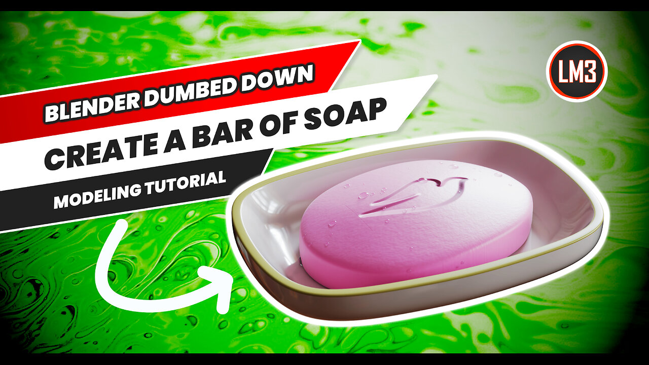 Blender Dumbed Down: Creating Soap in Blender #tutorial #3d #3danimation