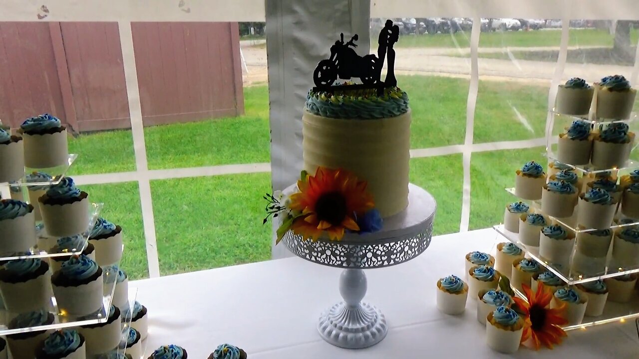 Wedding Cake and Cupcakes