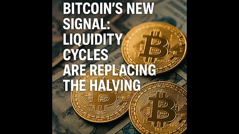 Bitcoin’s New Signal: Liquidity Cycles Are Replacing the Halving 🚨💸