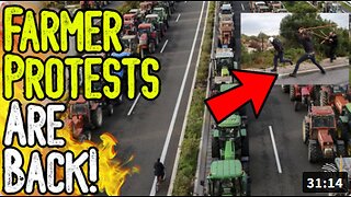 BREAKING: THE FARMER PROTESTS ARE BACK! - Farmers Fight Back As Supply Chain Targeted!