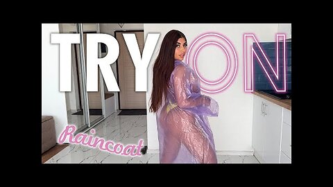 [4K USA] Try-On Raincoat | Rain Isn't Scary | Trying on a Stylish Raincoat 