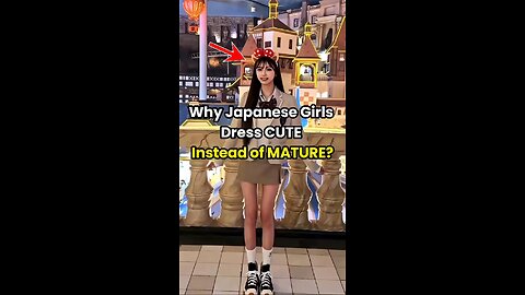 Why Japanese Girls Choose to Dress CUTE Instead of MATURE?! #Japan