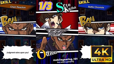 [1/3] Odion Burn VS Seto Kaiba Blue-Eyes , リシド VS 海馬 瀬人 , 遊☆戯☆王 デュエルリンクス
