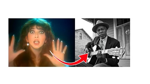 what if "wuthering heights"( kate bush )was a delta blue song (delta blues AI cover) by AI-magine