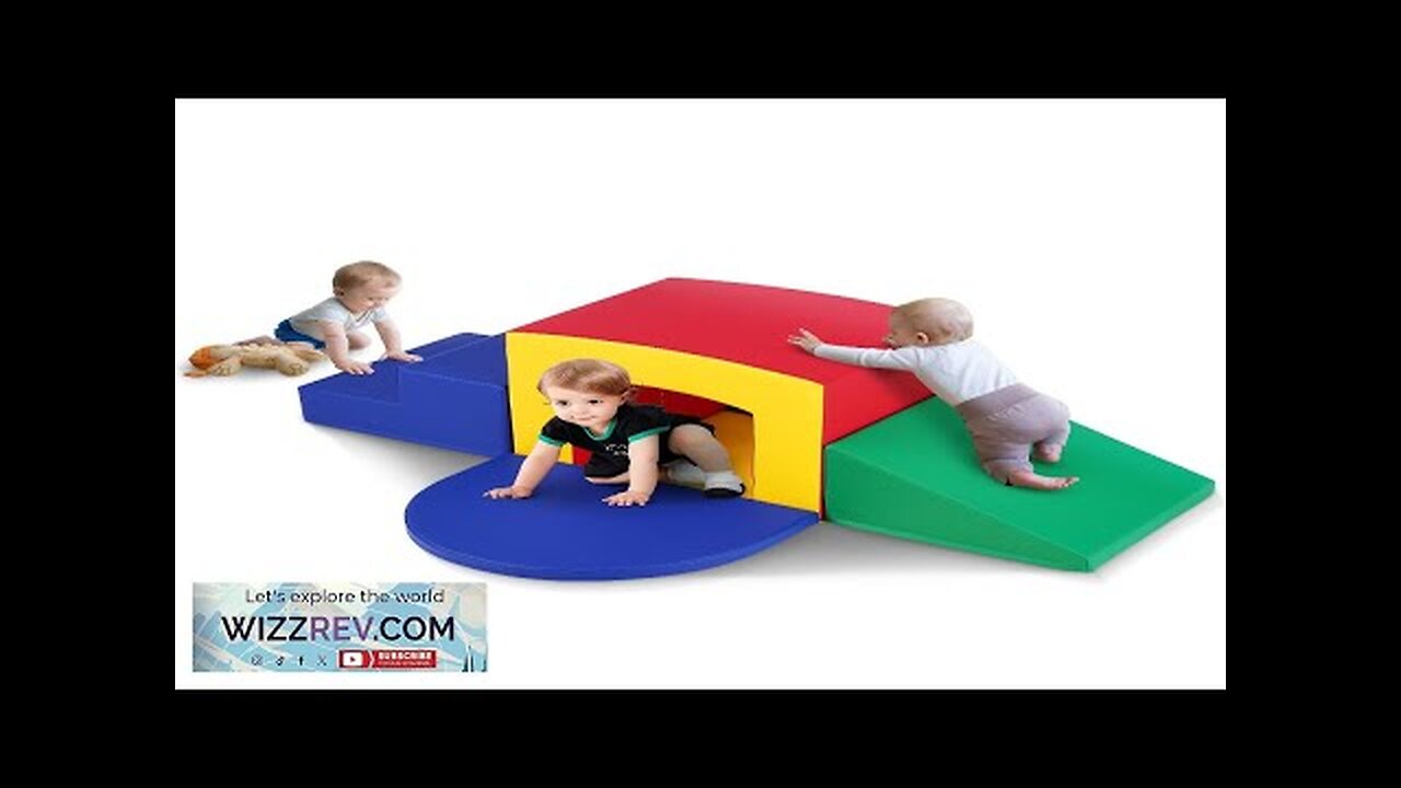 VEVOR Toddler Climbing Toys Indoor 5 Piece Climb Crawl and Tunnel Soft Review