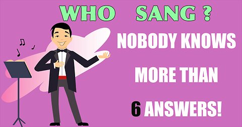 Who sang these songs?