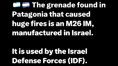 🇺🇸 Argentina Under Attack (Patagonia fires)