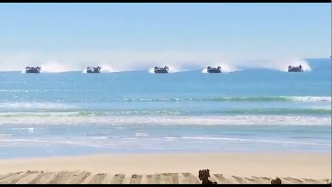 VP J.D. Vance & his wife Usha watch Marine Corps Combat Demonstration at Camp Pendleton