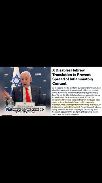 The real reason why Elon's X has disabled the HEBREW TRANSLATION feature