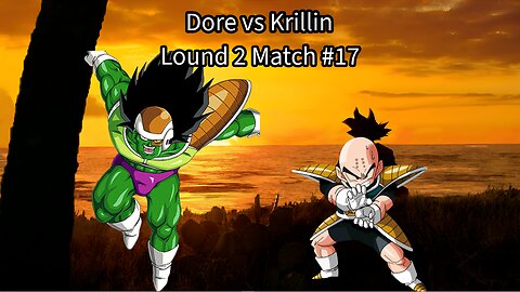 Lound 2 Match #17: Dore vs Krillin (Dragon Ball Raging Blast 2 Ultimate Tournament)