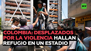 Un estadio de fútbol se convierte en el refugio de los desplazados por la violencia en el Catatumbo