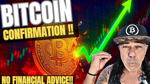 ANOTHER BITCOIN CONFIRMATION ON THE CHARTS FOR THIS WEEK!