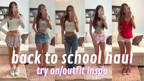 back to school clothing haul 2025 || back to school outfit inspo *try on haul*