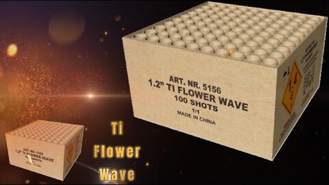 I-Legal - Broekhoff - Ti Flower Wave - 100 Schots Compound Vuurwerk