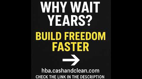 Build Freedom Faster — Stop Waiting Years