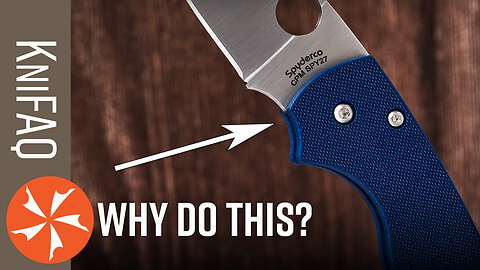 KnifeCenter FAQ #201: Are Finger Choils Worthless?