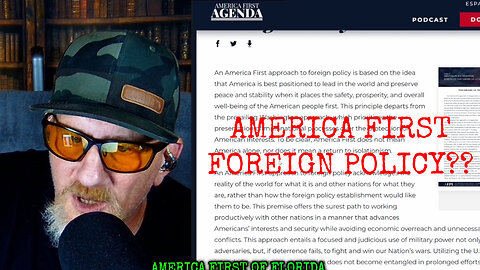 America First Approach to Foreign Policy (Florida)