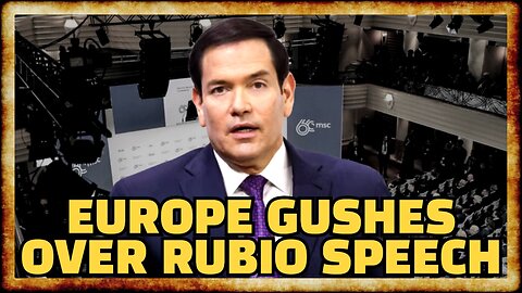 Rubio WOOS Europe With OPENLY SUPREMACIST Munich Speech