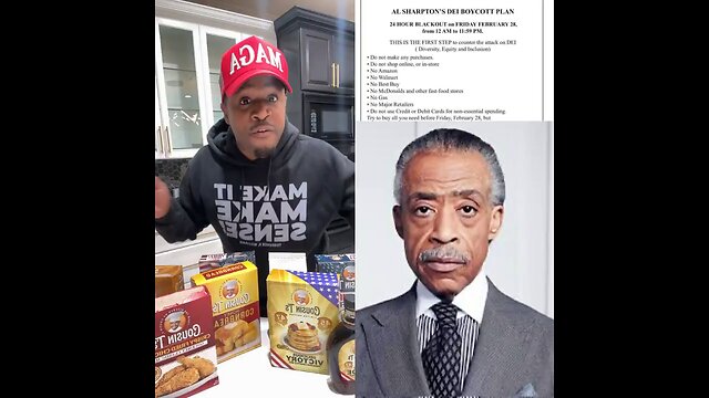 The Dollar Store Reverend Al Sharpton has instructed every American to Boycott the American Economy